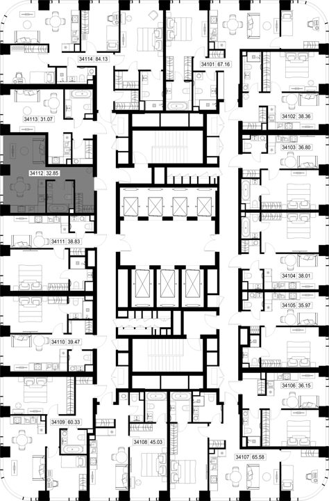 Квартира-студия, 32,9 м² — фото 2