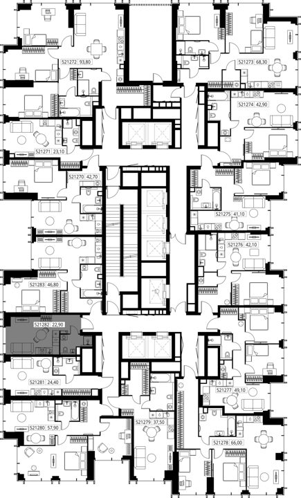 Квартира-студия, 22,9 м² — фото 2