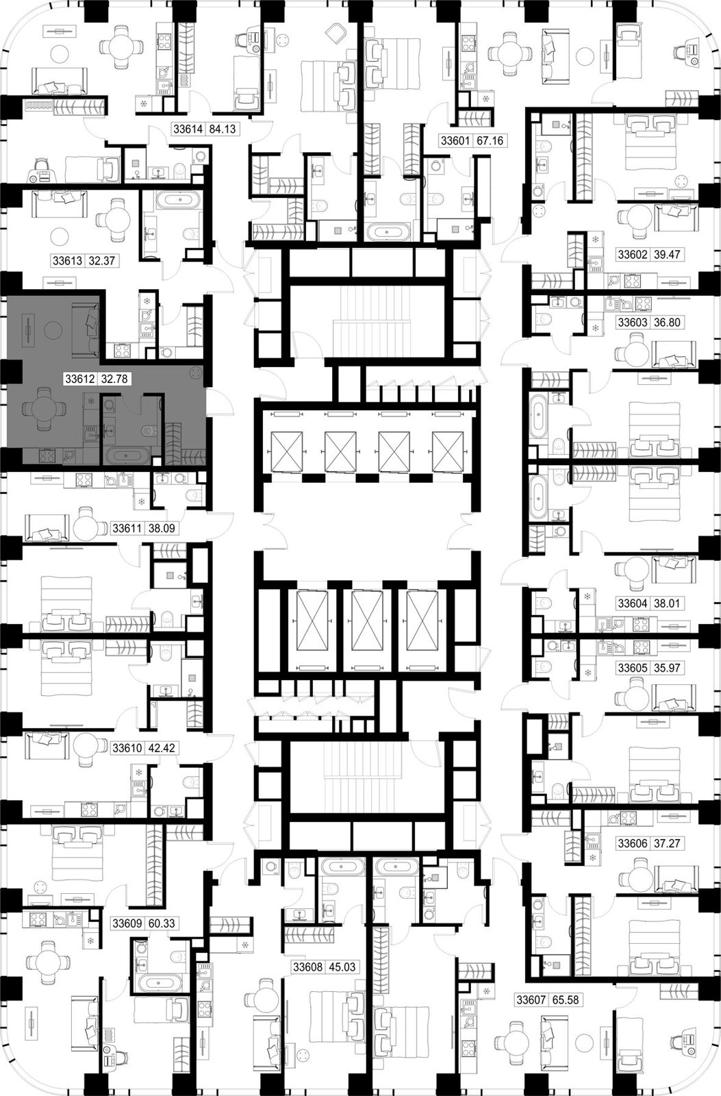 Квартира-студия, 32,8 м² — фото 2