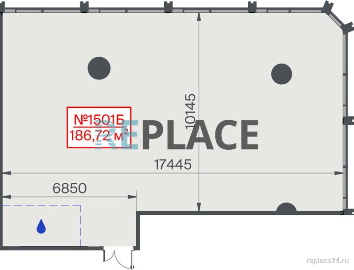 Офис, 186,7 м²