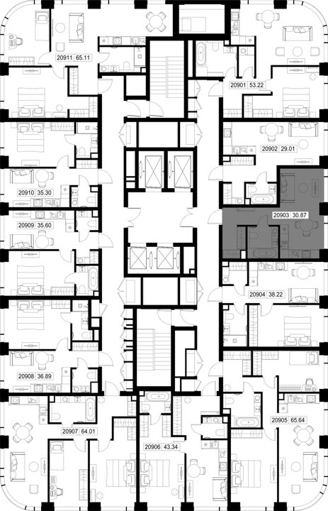 Квартира-студия, 30,9 м² — фото 2
