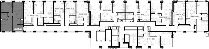 2-комнатная квартира, 58,4 м² — фото 2