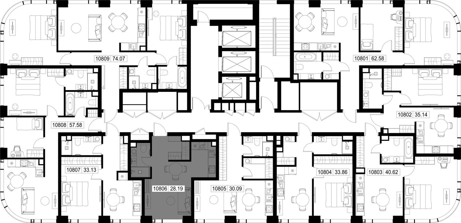Квартира-студия, 28,2 м² — фото 2