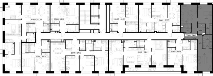 2-комнатная квартира, 84,6 м² — фото 3