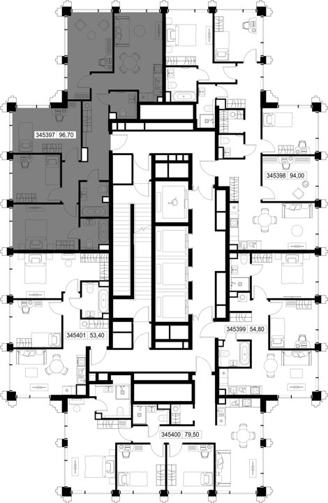 4-комнатная квартира, 96,7 м² — фото 2