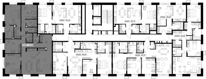 4-комнатная квартира, 143,7 м² — фото 2