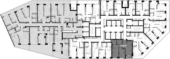 2-комнатная квартира, 69,5 м² — фото 3