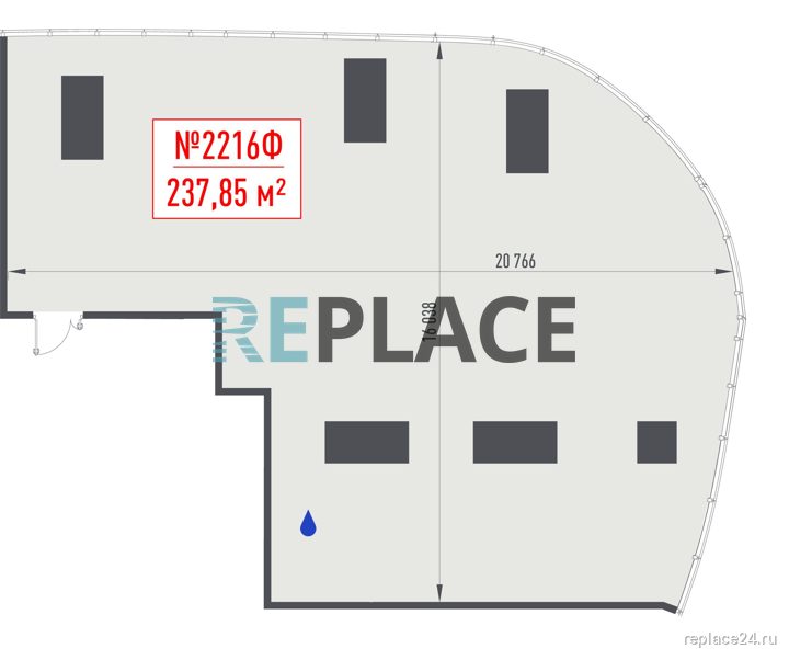 Офис, 237,8 м²