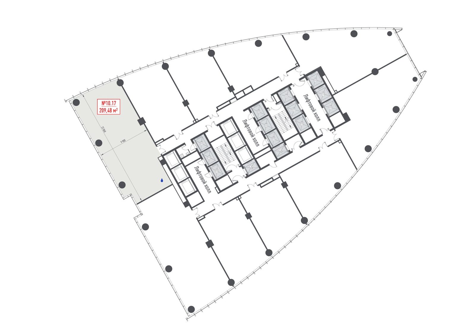 Офис класса A, 229,2 м² — фото 2
