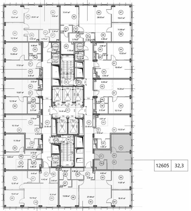 1-комнатная квартира, 32,3 м² — фото 2