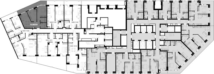 2-комнатная квартира, 68,2 м² — фото 2