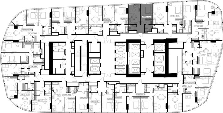 1-комнатная квартира, 47,4 м² — фото 2