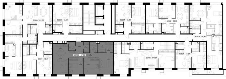 3-комнатная квартира, 97,3 м² — фото 3