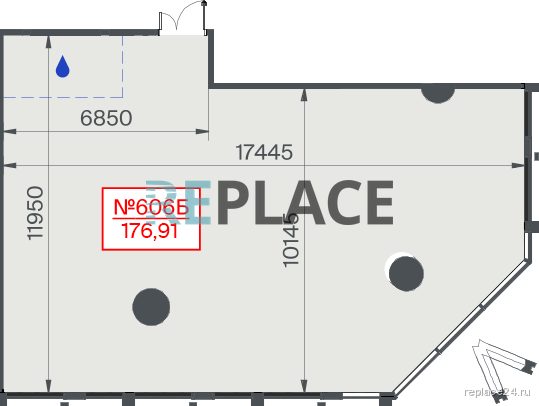 Офис, 176,9 м²