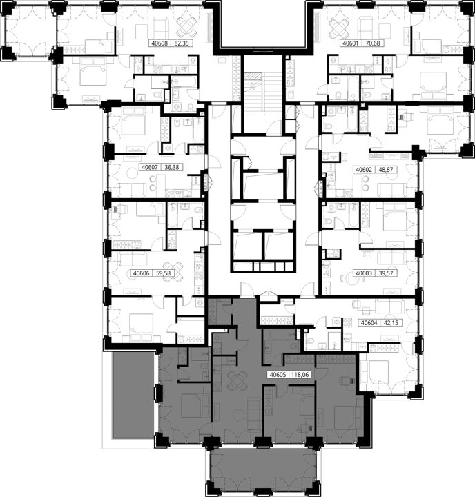 3-комнатная квартира, 118,1 м² — фото 2