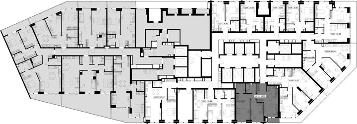 2-комнатная квартира, 69,7 м² — фото 3