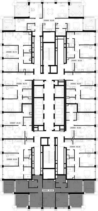 4-комнатная квартира, 92,6 м² — фото 2