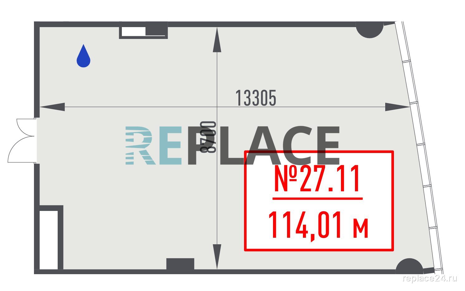 Офис, 114 м²