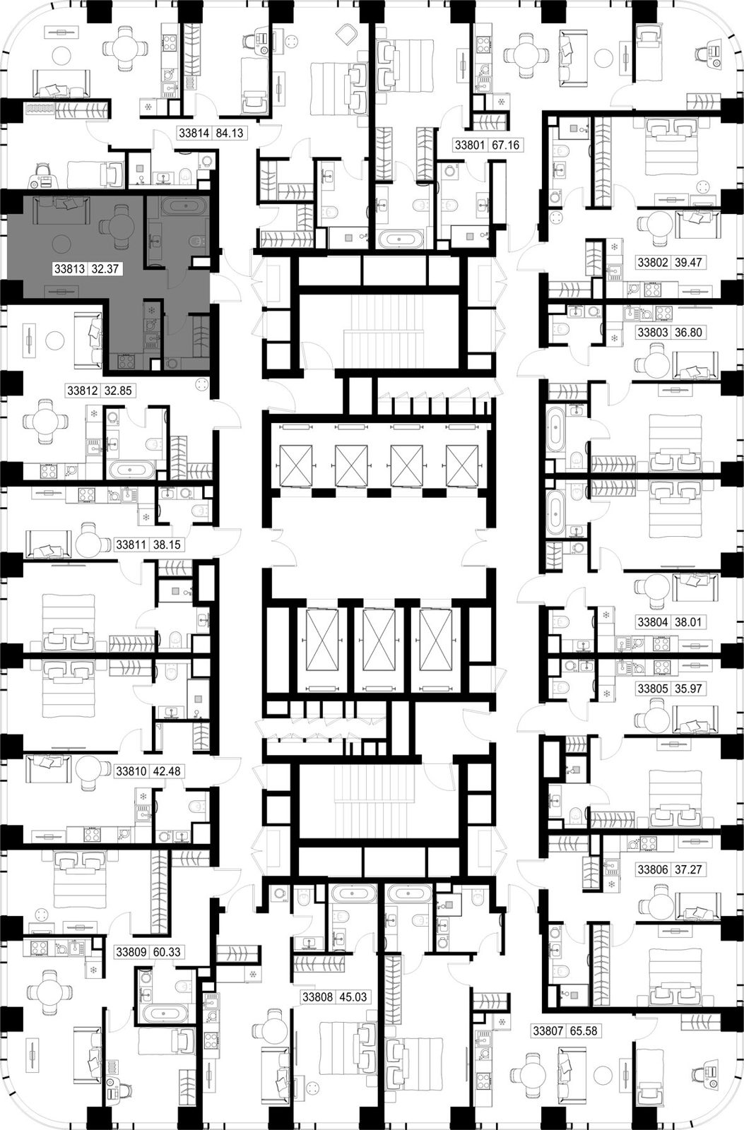Квартира-студия, 32,4 м² — фото 2