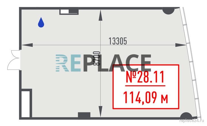 Офис, 114,1 м²