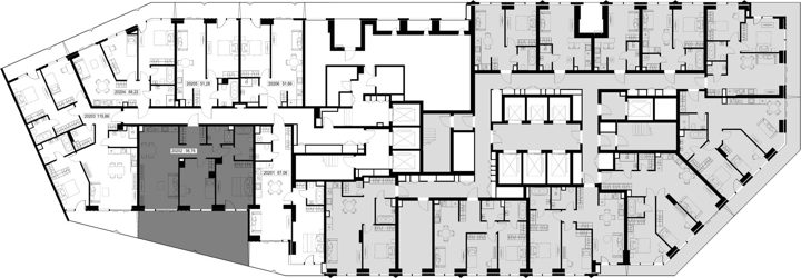 2-комнатная квартира, 98,8 м² — фото 2