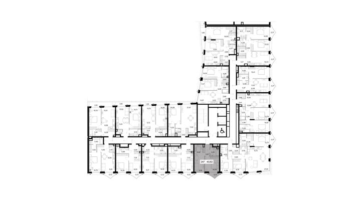 1-комнатная квартира, 40,8 м² — фото 2