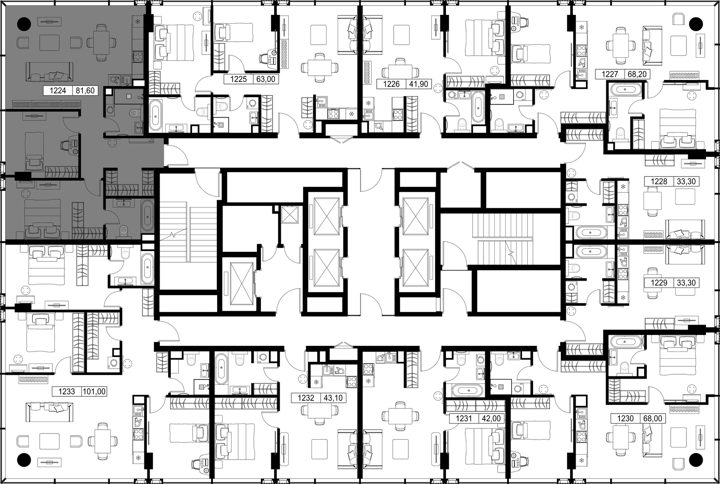 2-комнатная квартира, 81,6 м² — фото 2