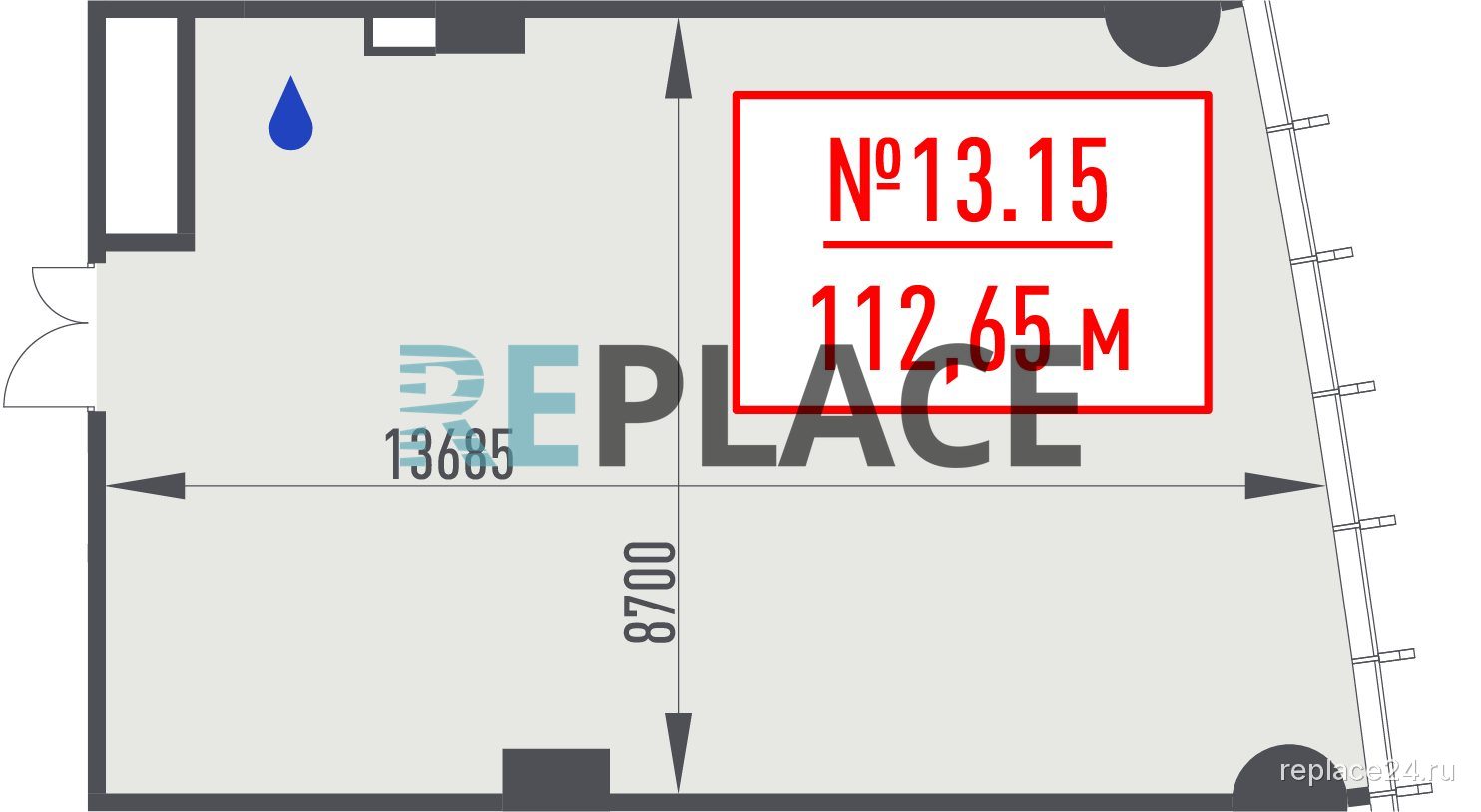 Офис, 112,7 м²