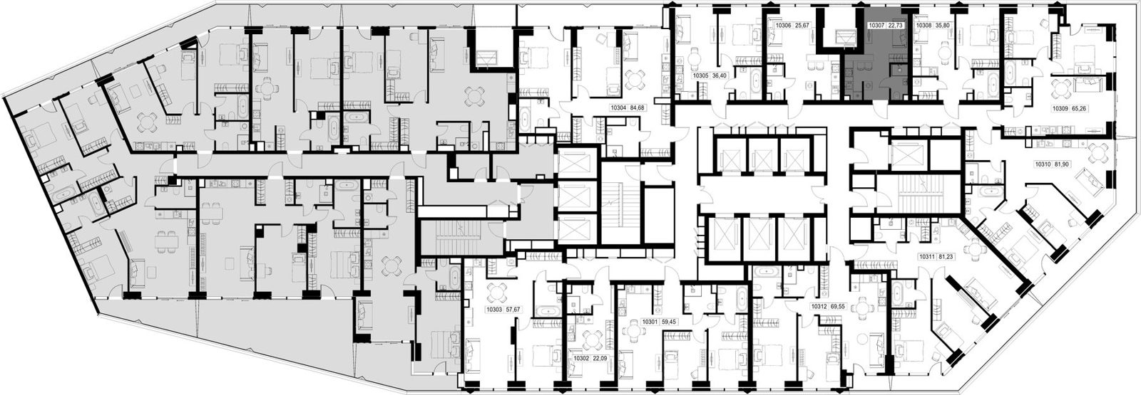 Квартира-студия, 22,7 м² — фото 3