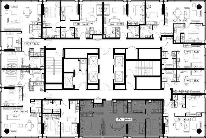 2-комнатная квартира, 86,4 м² — фото 2