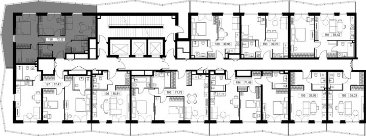 2-комнатная квартира, 69,7 м² — фото 2