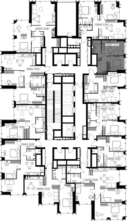1-комнатная квартира, 35,7 м² — фото 2