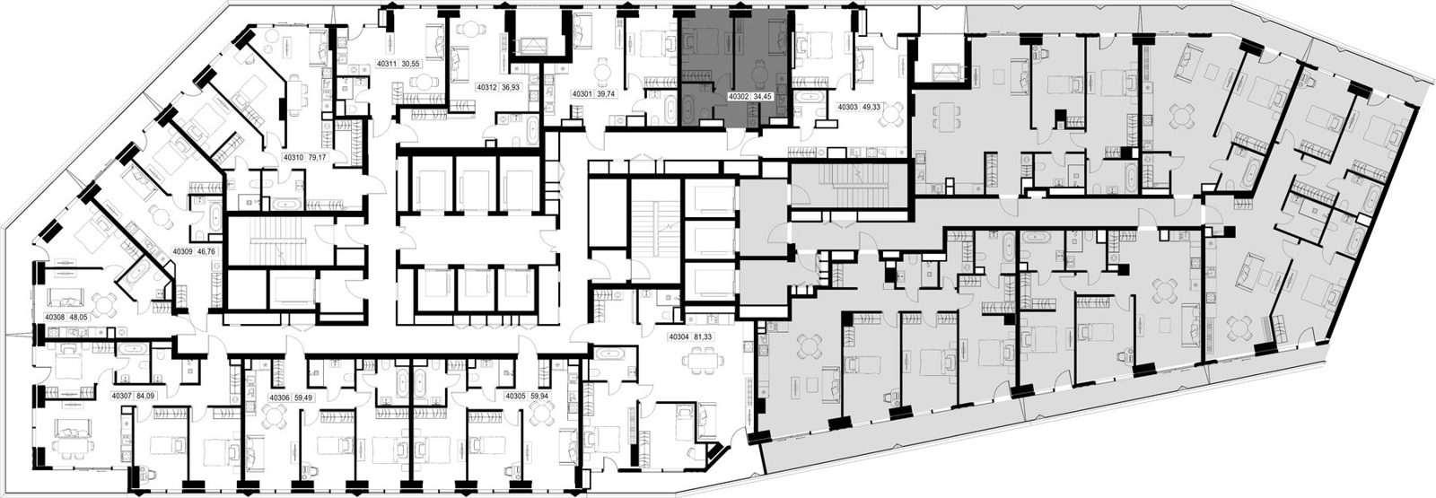 1-комнатная квартира, 34,5 м² — фото 2
