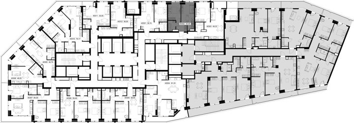 1-комнатная квартира, 34,5 м² — фото 2
