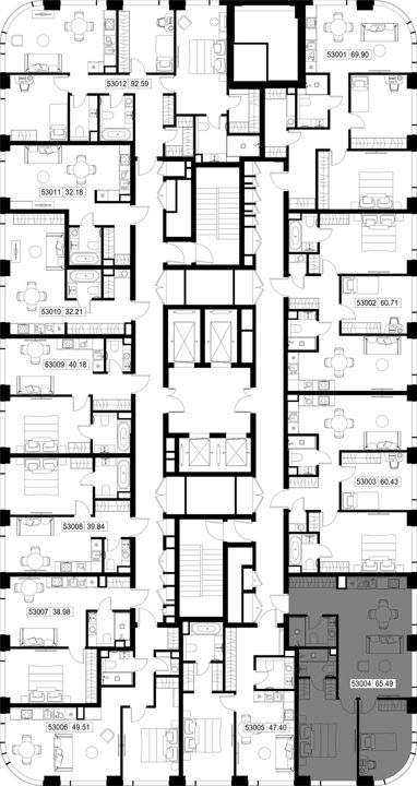 2-комнатная квартира, 65,5 м² — фото 2