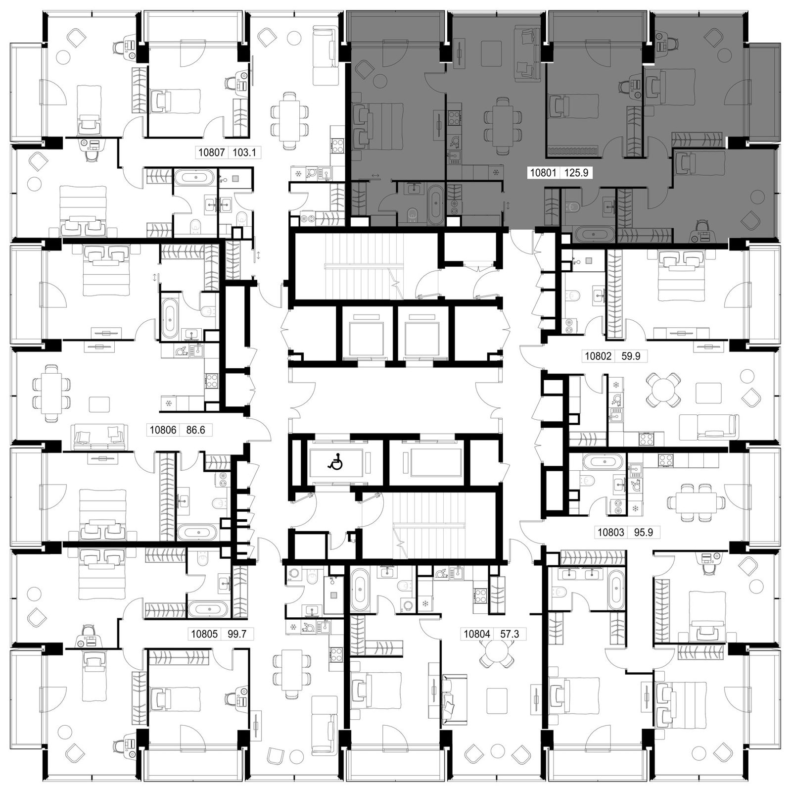 4-комнатная квартира, 125,9 м² — фото 2