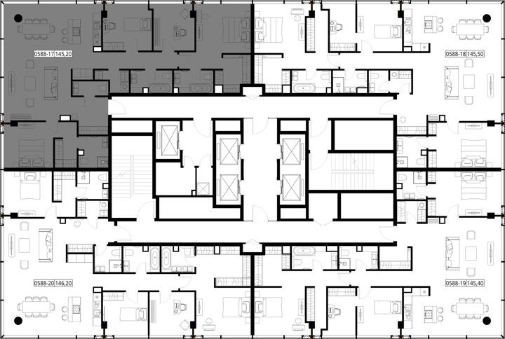 4-комнатная квартира, 145,2 м² — фото 2