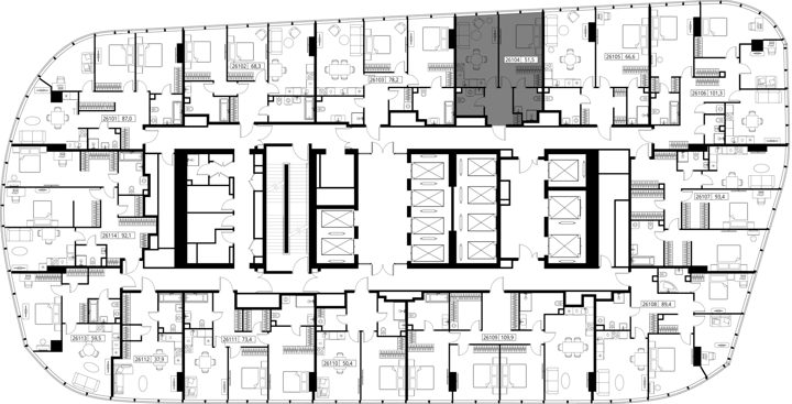 1-комнатная квартира, 51,5 м² — фото 2