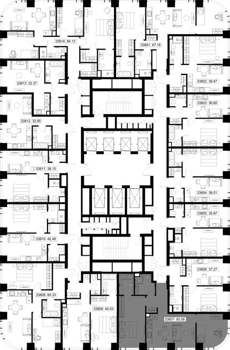 2-комнатная квартира, 65,6 м² — фото 2