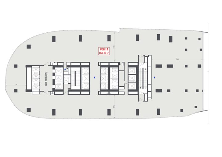 Офис, 1 824,7 м²