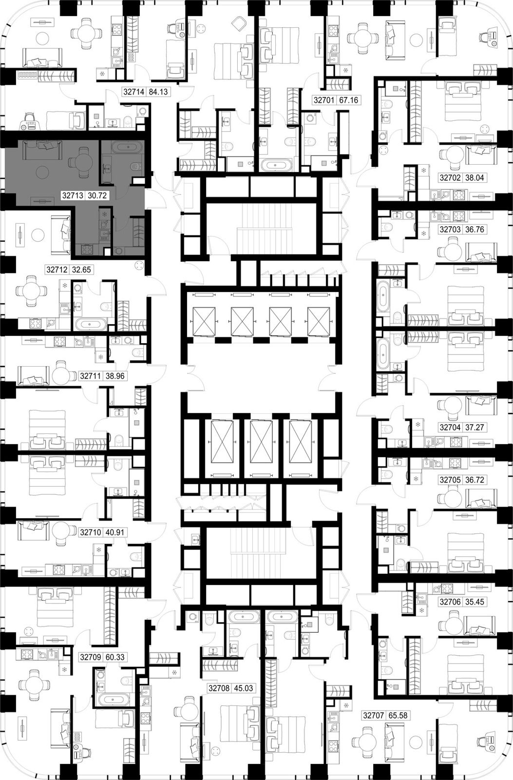 Квартира-студия, 30,7 м² — фото 2