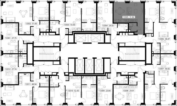 Квартира-студия, 31,8 м² — фото 2