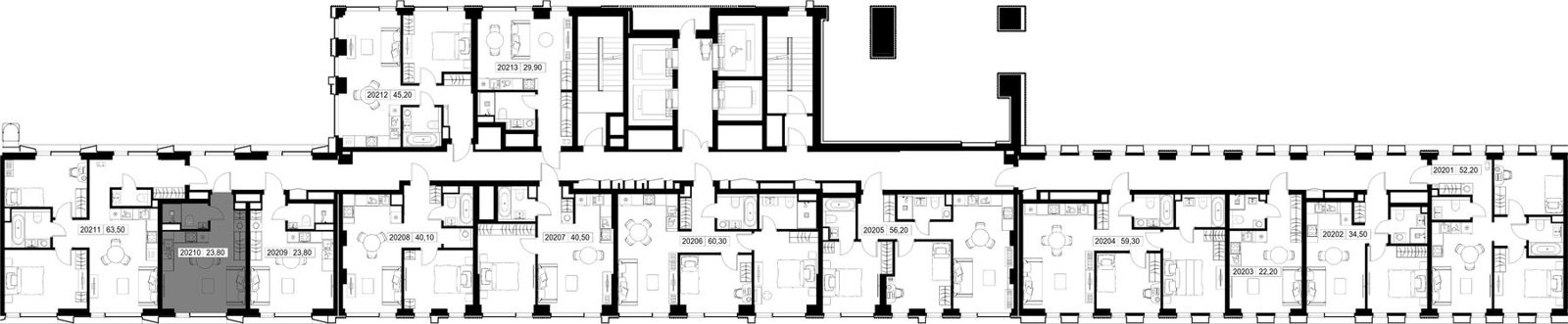 Квартира-студия, 23,8 м² — фото 2