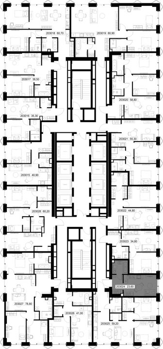 Квартира-студия, 23,6 м² — фото 2