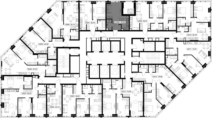 Квартира-студия, 27 м² — фото 3