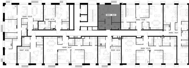 Квартира-студия, 39,4 м² — фото 2