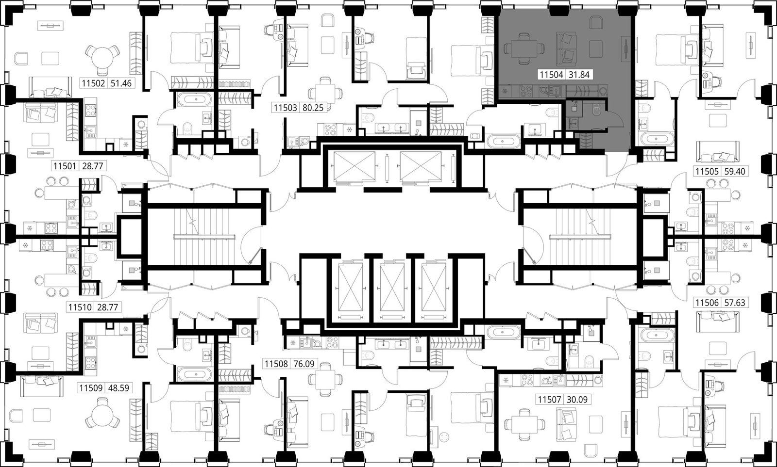 Квартира-студия, 31,8 м² — фото 2