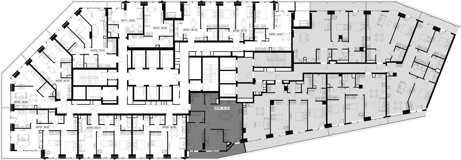 2-комнатная квартира, 81,4 м² — фото 2