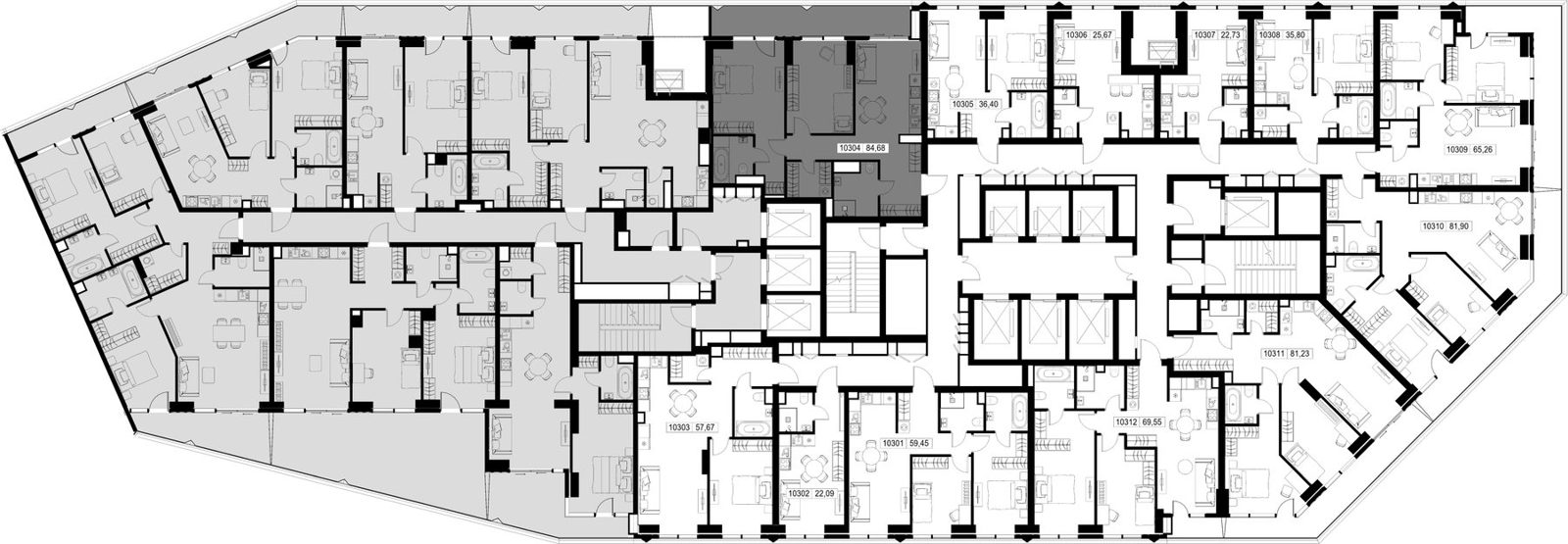 2-комнатная квартира, 84,7 м² — фото 2