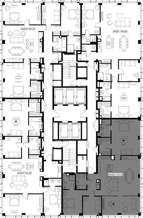 4-комнатная квартира, 153,2 м² — фото 2